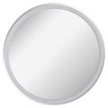 Fackelmann MIRRORS LED Spiegel rund Badmöbel Wandspiegel Badspiegel 60 cm Silber