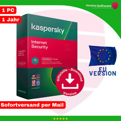Kaspersky Internet Security 2023 / 2024  1 PC / Gerät  1 Jahr  Download EU-Key⭐⭐⭐⭐⭐ Express-Versand📧 | über 6️⃣9️⃣0️⃣0️⃣✖️verkauft ✅