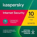 Kaspersky Internet Security 2024 10 Geräte 1 Jahr PC Mac Android E-Mail UK & EU