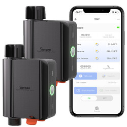 2x SONOFF Zigbee Smart Bewässerungscomputer Auto Garten Regen Bewässerungstimer