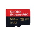 Sandisk microSD Speicherkarte 512GB 200MB/s A2 UHS3 V30 inklusive SD- Adapter