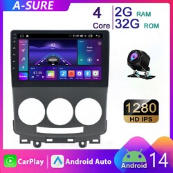 KAM Für Mazda 5 CR19 2005-2010 2G+32G Android 14 Autoradio Carplay NAVI WIFI SWC