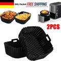 2Pcs！Airfryer Zubehör Silikonform Für Heißluftfritteuse Silikoneinsatz Air Fryer