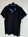 Polo Shirt GANT Schwarz-Blau Gr. M Sommer Poloshirt Freizeit Business Stretch