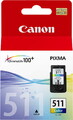 Canon Druckerpatrone Tinte CL-511 tri-color, dreifarbig