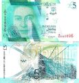 Gibraltar 5 pounds 2020 P-42 UNC