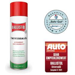 Ballistol Universalöl,  Pflegeöl,  Waffenöl  400ml  -Spray- / 21810
