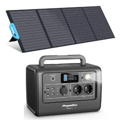 BLUETTI EB70 1000W Powerstation Solargenerator Tragbare +200W Solarpanel Camping Inkl. 0% MwSt. für Berechtigte nach § 12 Abs. 3 UStG*