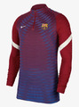 FC BARCELONA Herren Rot Nike Strike Elite Dri-Fit Fußball Training Top XS NEU