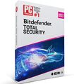 Bitdefender Total Security -2024 - 1, 3, 5 oder 10 Geräte 1 Jahr VPN