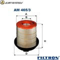 LUFTFILTER AM 465/3 FÜR MERCEDES-BENZ ATEGO/2 ECONIC AXOR OM904.909/922 4.2L