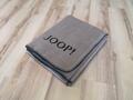 JOOP! Kuscheldecke Wohndecke Uni-Doubleface Stein-Anthrazit 150x200cm 
