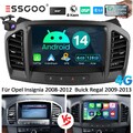 Android 14 8-Kern DAB+ Autoradio Für Opel Insignia 2008-2012 6+128G Carplay KAM