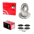 brembo BREMSSCHEIBEN 247mm Voll + BELÄGE VORNE passend für PEUGEOT 206 ohne ABS