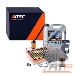 INSPEKTIONSPAKET FILTERSET B FÜR OPEL INSIGNIA A 2.0 CDTI SAAB 9-5 2.0 TiD TTiD# INKL. 5l 5W-30 LIQUI MOLY Top Tec 4600 Motoröl #
