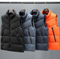 Bodywarmer Gillet Herren Weste Gilet Winter warm wattiert gesteppt ärmellos UK