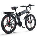 26 Zoll E-bike 48V12.8AH Faltbares Elektrofahrrad EMountainbike 800W Moped Bike