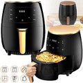 Heißluftfritteuse 2400W Heissluft Air Fryer 6L Fritteusen Heißluft Ofen Friteuse
