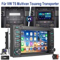 DAB Für VW T5 Multivan Transporter Android 14 Autoradio Carplay GPS Navi KAM DVR