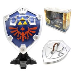 The Legend of Zelda: Breath of the Wild Hylian Shield PVC Modell Statue Spiel...