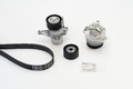 CONTINENTAL CTAM Wasserpumpe + Keilrippenriemensatz  u.a. für NISSAN, OPEL