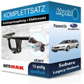 Für Subaru Legacy Outback 98- AUTO HAK Anhängerkupplung starr + 13polig E-Satz