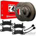 Zimmermann SPORT BREMSSCHEIBEN 330mm + BELÄGE HINTEN für VW TOUAREG 7P