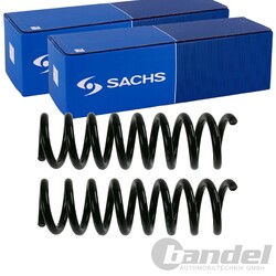 2X SACHS FAHRWERKSFEDERN HINTEN PASSEND FÜR MERCEDES-BENZ CLK E-KLASSE