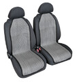 PAAR RÜCKENLEHNEN SITZBEZUG FÜR AUTO VORNE UNIVERSAL WOHNMOBIL STOFF GRAU