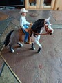 Schleich Western - Reiter mit Pferd,Sattel und Trense. 