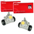 2x BREMBO RADBREMSZYLINDER 15,87mm passend für NISSAN 100NX ALMERA MICRA
