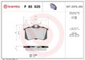 BREMBO Bremsbelagsatz, Scheibenbremse P 85 020 für VW