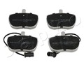 Bremsbelagsatz Scheibenbremse JAPKO 50L04 für LANDROVER RANGE ROVER LJ 1 4x4 TDI