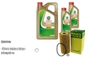 MANN-FILTER Ölfilter 7L CASTROL EDGE 5W-30 M für KIA Sorento III 2.2 CRDi
