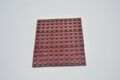 LEGO 30 x Basisplatte Bauplatte dunkelrot Dark Red Basic Plate 1x4 3710 4539061