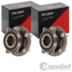 2X MAXGEAR RADLAGER-SATZ VORNE PASSEND FÜR MAZDA 3 6 CX-5 LINKS+RECHTS