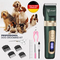 Tierhaarschneider Profi Schermaschine Akku Rasier Trimmer für Hunde Katze Set DE