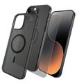 Hülle MagSafe inkl Displayfolie für iPhone 16 15 14 Pro Max Matt Ultra Dünn Case