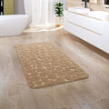 Badezimmerteppich Badematte Badteppich Badvorleger Flauschig Memory Foam 3D