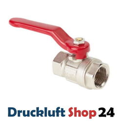 Kugelhahn Absperrhahn Messing Absperrventil Druckluft Wasser 1/4" - 1"  IG/IG