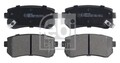 FEBI BILSTEIN Bremsbelagsatz Scheibenbremse 116260 für KIA HYUNDAI SL SPORTAGE 1