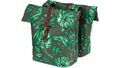 BASIL Doppeltasche "Ever Green" thyme green, 28-32l (2x14-16l)