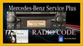 Mercedes Benz MB Radio Code 24H  CD AL2910 MF2910 AL/MF2199 Alpine Becker