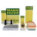 MANN Filterset 4-tlg für AUDI A4 (8K B8) A5 (8T 8F) Q5 (8RB) 2.0 TDI 120-170 PS