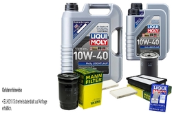 INSPEKTIONSKIT FILTER LIQUI MOLY ÖL 7L 10W-40 für Hyundai Tucson JM 2.0 CRDi