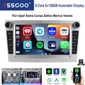 7" Android 14 Autoradio GPS Navi Für Opel Zafira B Corsa D Astra H Vivaro Vectra
