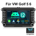 Android 12 Autoradio CarPlay Navi Für VW Passat Golf 5/6 Tiguan Skoda SEAT 64GB