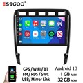 9" 32G Android13 Autoradio Carplay Für Porsche Cayenne 9PA 2002-2010 GPS WIFI BT