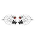 OPTIMAL ABS Sensor Raddrehzahl Set links rechts für Mazda Premacy 323 F VI