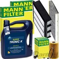 MANN INSPEKTIONSPAKET+ARAL 5W-30 MOTORÖL passend für 1.6 CRDI HYUNDAI i30 FD KIA